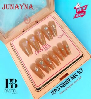 Pastel Beauty 12pcs Square Nail Set