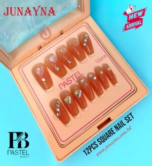 Pastel Beauty 12pcs Square Nail Set