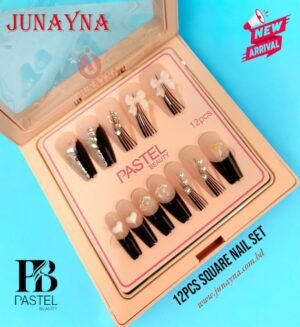 Pastel Beauty 12pcs Square Nail Set