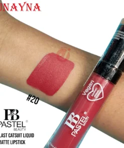 Alternative view of Pastel Beauty Megalast Catsuit Liquid Matte Lipstick - 20 Birmingham [ Get Free 2 Sheet Mask]