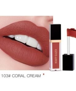 Beauty Glazed Liquid Matte Lipstick - 103 Coral Cream [Exp-02/26]