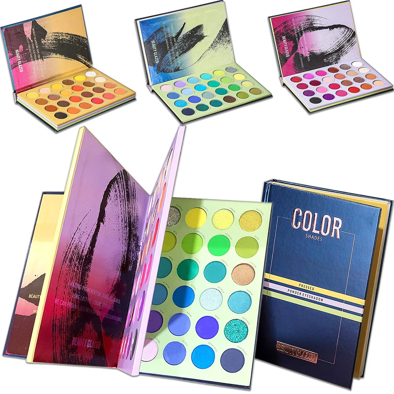 Beauty Glazed Color Shades Book Palette 72 Color Eyeshadow
