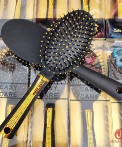 Cute Girl Round Hair Comb - Black