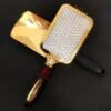 Cute Girl Square Hair Comb - Golden