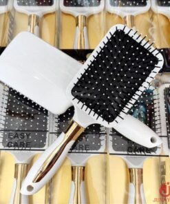 Cute Girl Square Hair Comb - White