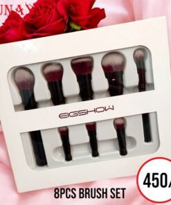 Eigshow 8Pcs Brush Set - Black