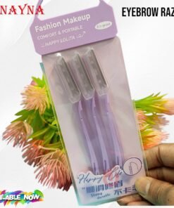 Lmltop Fashion Makeup 3pcs Eyebrow Razor - Purple