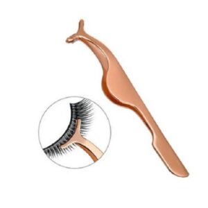 MAANGE False Eyelash Tweezers – Rose Gold