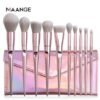 Maange Brush Set 10 pcs With Bag – Pink