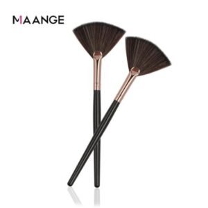 Maange Slim Fan Brush - Black