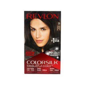 Revlon ColorSilk Beautiful 3D Hair Color – 20 Brown Black