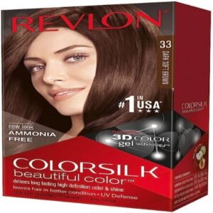 Revlon ColorSilk Beautiful 3D Hair Color – 33 Dark Soft Brown