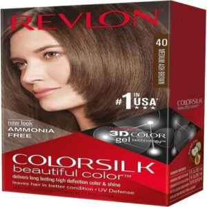Revlon ColorSilk Beautiful 3D Hair Color – 40 Medium Ash Brown
