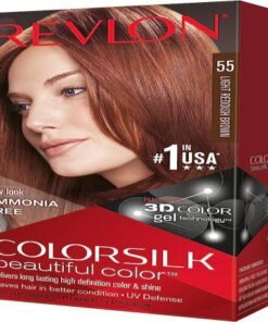 Revlon ColorSilk Beautiful 3D Hair Color – 55 Light Redhish Brown