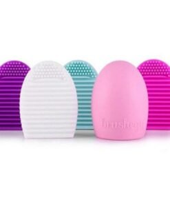 Silicone Egg Makeup Brush Cleaner for Cleaning Cosmetic Brushes