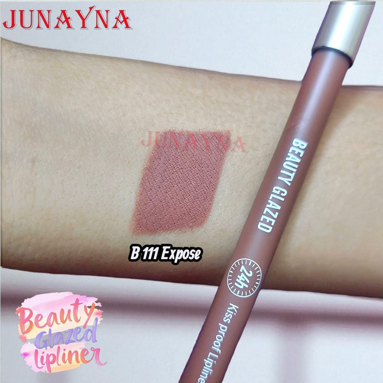 Beauty Glazed Lip Liner Waterproof & Long Lasting – B111 Exposed