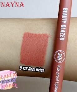 Beauty Glazed Lip Liner Waterproof & Long Lasting – B115 Rose Beige