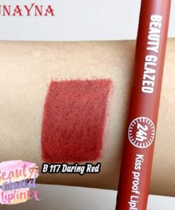 Beauty Glazed Lip Liner Waterproof & Long Lasting – B117 Daring Red