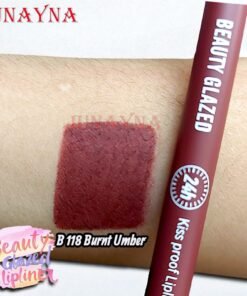 Beauty Glazed Lip Liner Waterproof & Long Lasting – B118 Brurnt Umber
