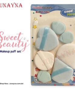 Sweet Beauty Makeup Puff Set 7pcs - Blue