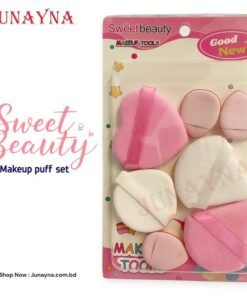 Sweet Beauty Makeup Puff Set 7pcs - Pink