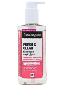 Neutrogena Fresh & Clear Pink Grapefruit & Vitamin C Facial Wash 200ml