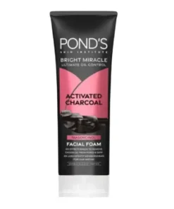Ponds Bright Miracle Ultimate Oil Control Activated Charcoal Facial Foam Facewash 100gm