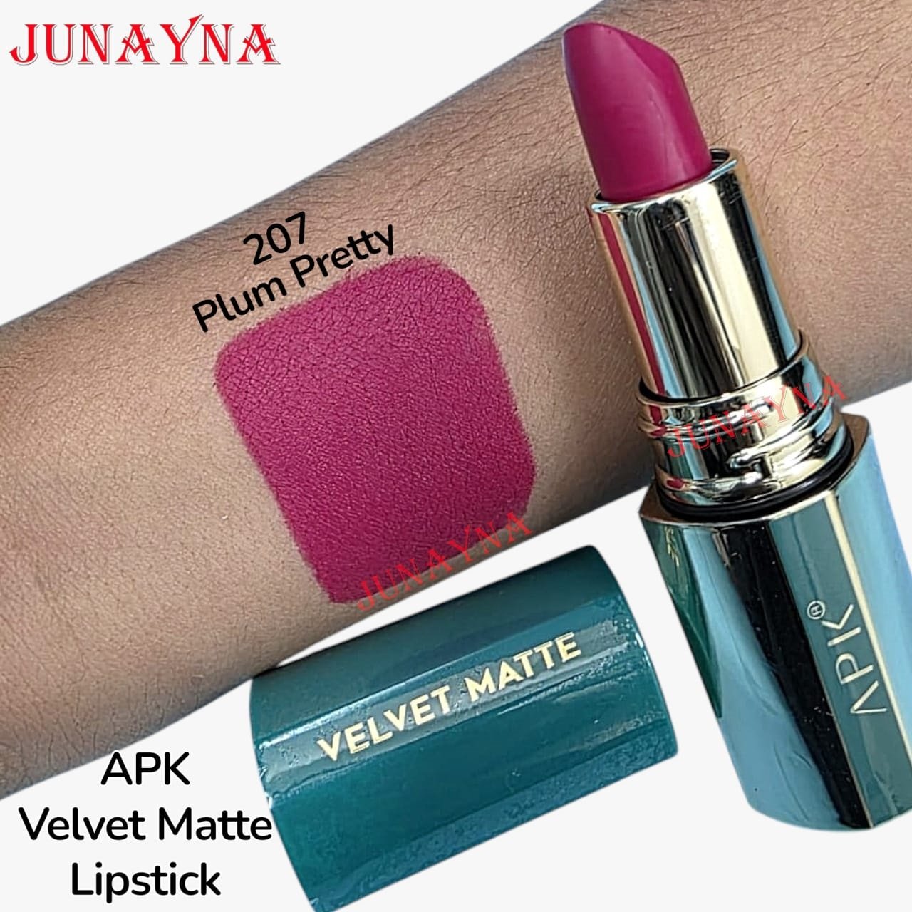 APK Melody Of Love Velvet Matte Lipstick - 207 Plum Pretty