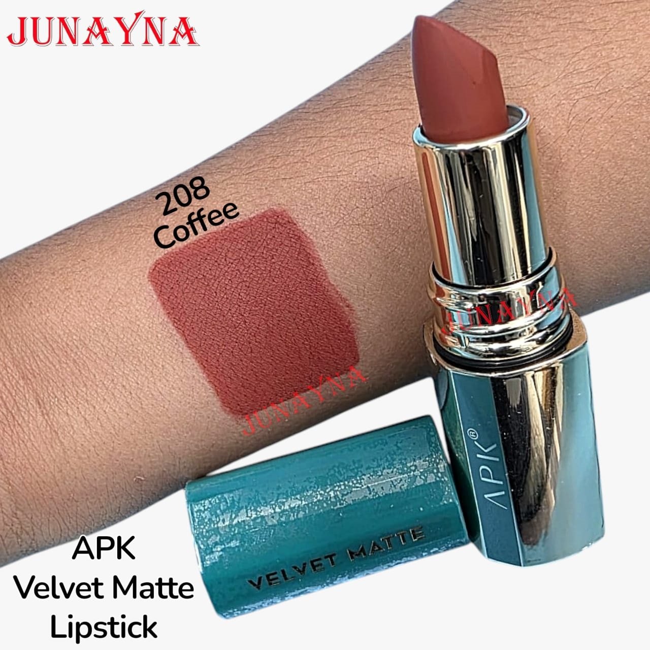 APK Melody Of Love Velvet Matte Lipstick - 208 Coffee
